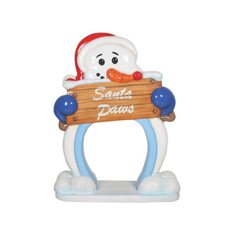 Santa Paws Snowman