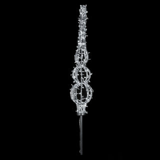 Finial Tree Topper 6ft Cold White