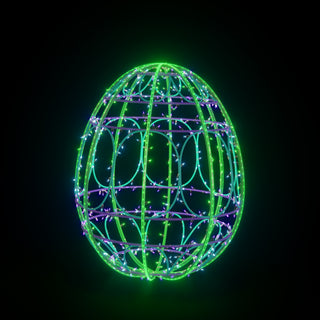 Easter Light Egg 2 (green/turquoise/purple)