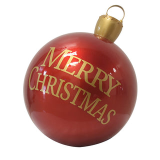 RED ORNAMENT "GOLD MC"