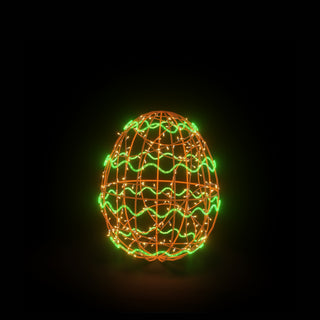 Easter Light Egg 1 (orange/green)