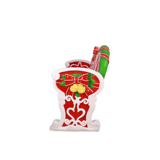 SANTA'S BENCH (RED AND WHITE)