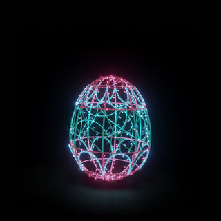 Easter Light Egg 3 (turquoise Pink)