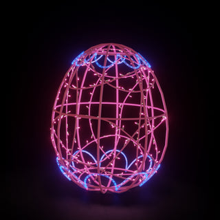 Easter Light Egg 4 (pink Blue)