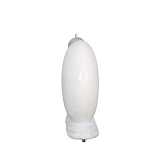 WHITE FLAT ORNAMENT