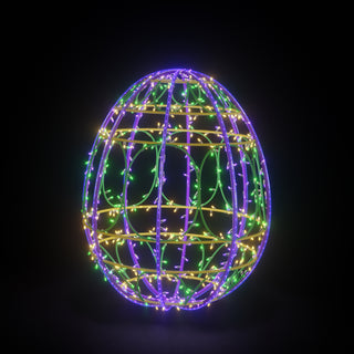 Easter Light Egg 2 (purple/green/yellow)