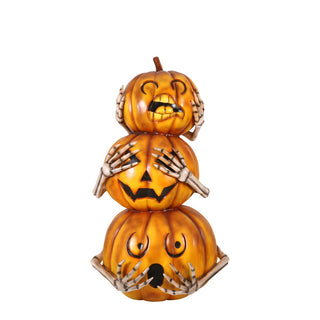NO HEAR, SEE, SPEAK PUMPKINS